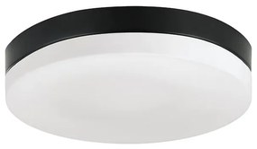 Prezent 67113 - Fürdőszobai mennyezeti lámpa PILLS 1xE27/60W/230V IP44 fekete