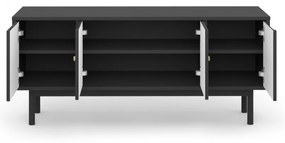 Tv Állvány Fekete/Arany Színben. MAZOMA RTV 4D