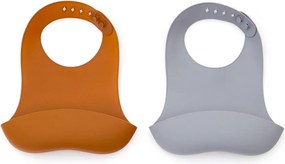 Narancssárga-szürkéskék előke szett 2 db-os Lili – Kave Home