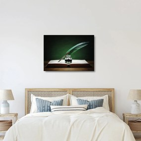 A toll képe (üvegen) (70x50 cm)
