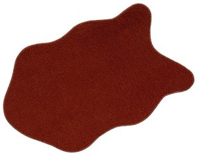 Borvörös szintetikus szőrme szőnyeg 60x90 cm Sherpa – Casa Selección