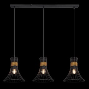 Globo 54814-3H - Csillár zsinóron PURRA 3xE27/60W/230V