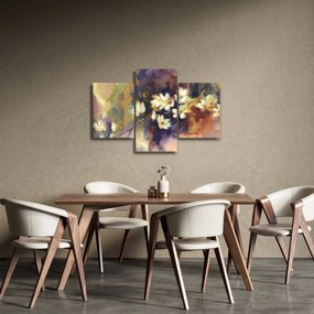Kép - fehér magnólia, festmény (90x60 cm)