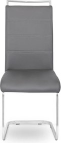 Szék szürke színben, műbőr kárpitozással. LOCA