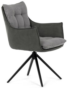 Étkezőszék szett forgó mechanizmussalDCH-D1345 GREY2, 2 db