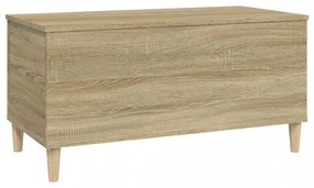 sonoma tölgy színű szerelt fa dohányzóasztal 90x44,5x45 cm