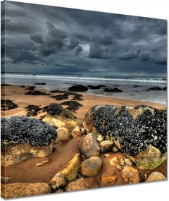 Vászonkép 40x40 Kő tengerpart Tenger