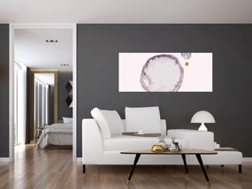 Kép - Lila minimalizmus N⁰4 (120x50 cm)