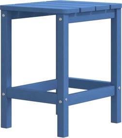 vidaXL vízkék HDPE kerti Adirondack asztal 38 x 38 x 46 cm