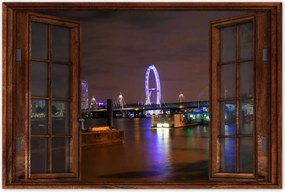 Poszter 60x40 Lila London Eye