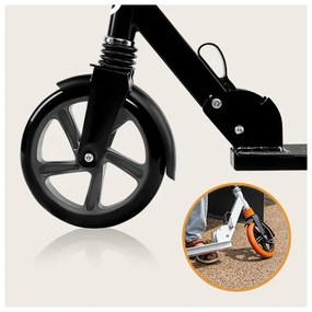 Lionelo - Gyermek roller LUCA fekete