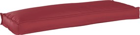 vidaXL Párna Bordó 110 x 40 x 8 cm Oxford Szövet