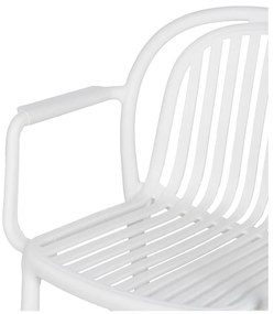 Fehér műanyag étkezőszék Alia – Ixia