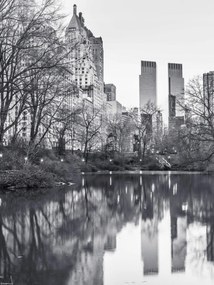 Poszter 30x40cm Központi park Manhattan panorámával 4, Assaf Frank
