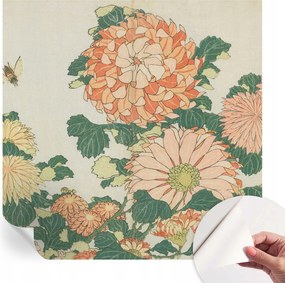 Öntapadós Dekoratív Fotótapéta Hálószobába Krizantém Virágok 250x250