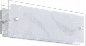 Fali lámpa Italux Verso Led 7W Fehér/Króm Modern, IP20, 37x12cm