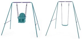 Szilva Fém hintaszett 2in1, 181 x 171 x 164 cm