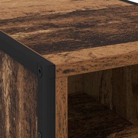 vidaXL Éjjeli asztal 2 pcs Öreg fa 39.5 x 30 x 50 cm Faanyag