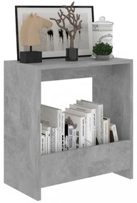 betonszürke forgácslap kisasztal 50 x 26 x 50 cm