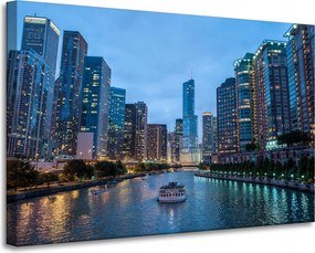 Vászonkép Chicago építészet 90X60 cm