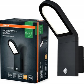 Kerti fali lámpa Led alkonyati mozgásérzékelő 12W 3000K IP44 Endura