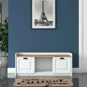 Pilo White and Walnut cipősszekrény