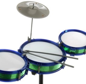 Nagy Jazz Dob Szett 4 Részes Cintányérral Játék Dobszett