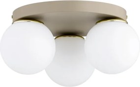 Brilagi - Mennyezeti lámpa MILO ECRU 1xE27/60W/230V átm. 15 cm bézs/arany