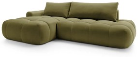 Sarokkanapé Ombre (B) (oliva + fekete). Akció -15%. 1100455
