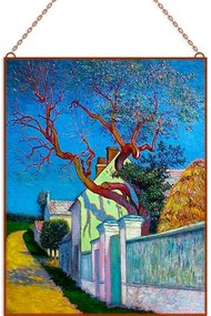 Léo Marie Gausson-The Red Tree House üvegkép, falikép