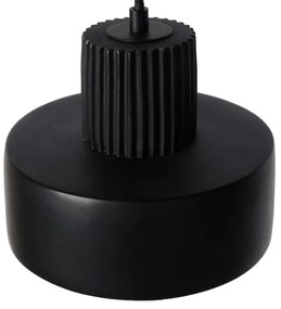 Lucide 20419/20/30 - Csillár zsinóron OPHELIA 1xE27/40W/230V á. 20 cm fekete