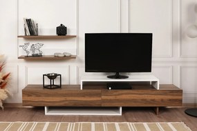 TV asztal/szekrény Nirvy (fehér). 1063133