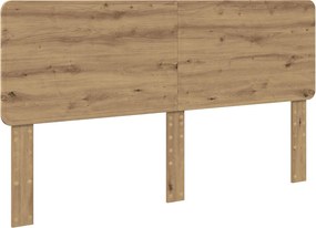 vidaXL Fejtámla Artisan tölgy 180 cm Faanyag