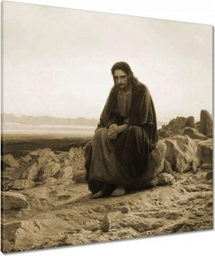 Vászonkép 80x80 Jézus a kertben Ima