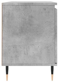 betonszürke szerelt fa TV-szekrény 104x35x50 cm