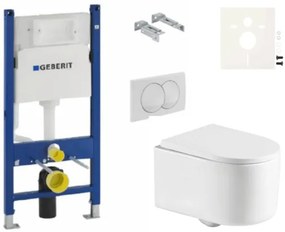 Geberit fali WC szett előtétfalas szereléshez + SAT WC SIKOGESTOR72D01