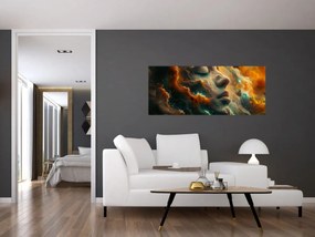 Kép - Arc az űrben (120x50 cm)