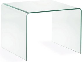 Üveg tárolóasztal 60x60 cm Burano – Kave Home