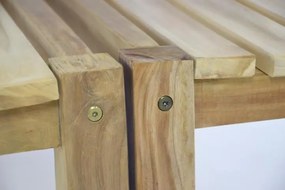 DIVERO Kerti bútor készlet 150 cm tíkfa