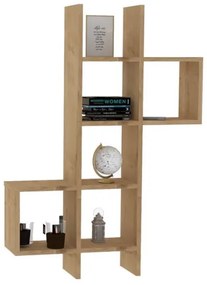 Fali polc KENO 125x79 cm barna