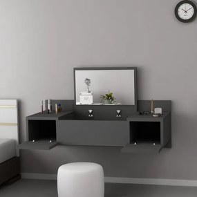 Fésülködőasztal ZAKKUM 33x100 cm antracit