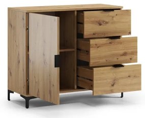LORA fiókos komód artisan tölgy kivitelben