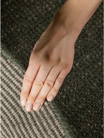 Sötétzöld kézi szövésű gyapjú kerek szőnyeg ø 160 cm Greenwich – Ted Baker