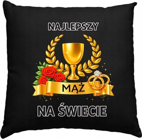 Párna Férjnek A Világ Legjobb Férje Ajándék Fekete