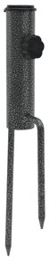 2 db horganyzott acél tüskés napernyő állvány 9 x 35 cm