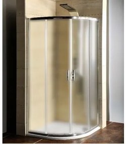 G. Sigma íves zuhanykabin zuhanytálcával, brick üveggel 90x90 cm