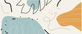 Kép - Levél illusztráció (120x50 cm)
