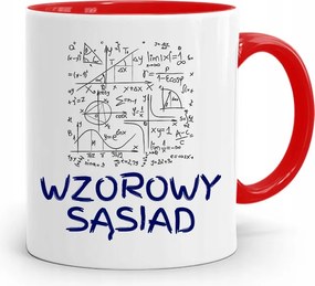 Szomszédnak Piros Ajándék Bögre fényképes nyomtatással