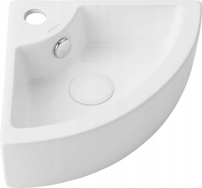 Mosdókagyló Falra szerelhető aszimmetrikus Uptrend Cherry 44,5x32 cm fehér STR4299