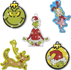 A Grincs Dr Seuss gyémántszemes szett akasztóval
